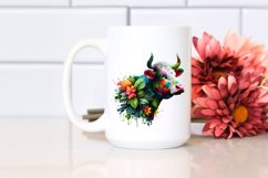 Vibrant Abstract Cow PNG Product Image 2