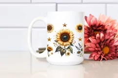 Sunflower Stars Vintage | Clipart Product Image 2