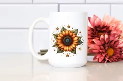Sunflower Stars Vintage | Clipart Product Image 2