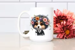 Watercolor Baby Collie Big Eyes as a Pop Singer Product Image 2