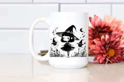 Gothic Quirky Witch | Tshirt|Tumbler|Mug|Clipart Product Image 2