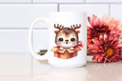 Entertaining Seal with Reindeer Horns PNG Product Image 2