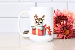 Energetic Seal with Reindeer Horns PNG Product Image 2