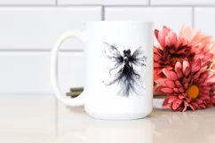Washed Watercolor Gothic Fairy, High-Res PNG Product Image 2