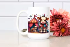 Baby Cow Circus Tent PNG Product Image 2