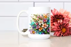 Watercolor Luxury Flower Splash Clipart Product Image 2