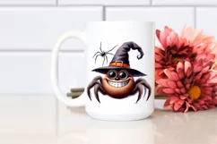 Funny Halloween Spider Goofy Smile Clipart Product Image 2