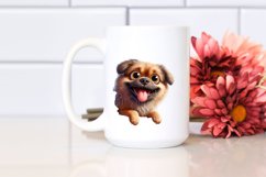 Crazy Looking Mastiff on Ice | Sublimation | Clipart Product Image 2