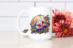 Watercolor Luxury Flower Splash Clipart Product Image 2