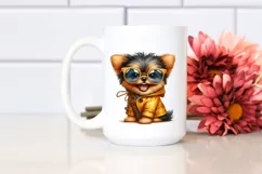 Funny Baby Yorkipoo With Sunglasses | Sublimation | Clipart Product Image 2