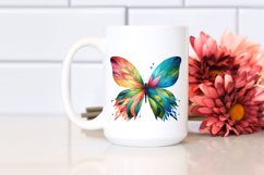 Vibrant Abstract Butterfly PNG Product Image 2