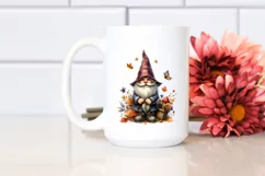 Gothic Girl Autumn Gnome PNG Product Image 2