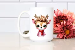 Pastel Deer in Christmas Theme PNG Product Image 2