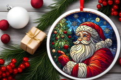 Round Christmass Ornament PNG Product Image 2