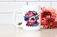 Vibrant Cute Unicorn Clipart PNG Product Image 2