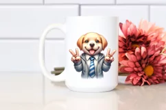 Funny Cute Puppy Smiling with Victory Sign Product Image 2