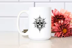 Simple Watercolor Skull, Transparent PNG Product Image 2