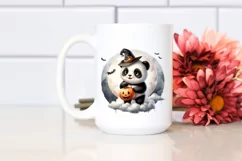 Digital Painting Panda on a Cloud PNG Product Image 2