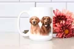 Cute Pet Chesapeake Bay Retriever Watercolor | Sublimation Product Image 2