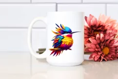 Vibrant Bird Colorful | Sublimation Clipart Product Image 2