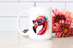 Artistic Flamingo Sunglasses | Quirky and Colorful Product Image 2