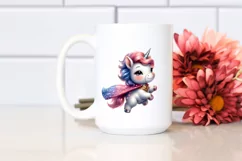 Cute Baby Unicorn Posing as Hero from Shimmering Star | Product Image 2