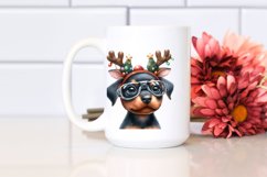 Enthusiastic Doberman Pinscher PNG Product Image 2