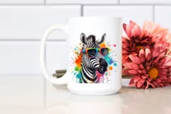 Colorful Zebra Sunglasses | Quirky and Colorful Product Image 2