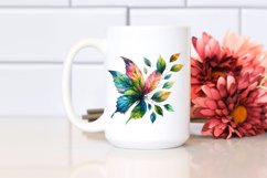 Abstract Vibrant Butterfly PNG Product Image 2