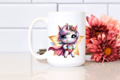 Cute Baby Unicorn Posing as Hero from Shimmering Star | Product Image 2