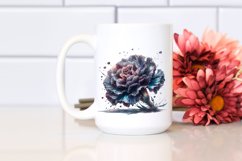 Abstract Shiny Carnation Metallic | Sublimation Clipart Product Image 2