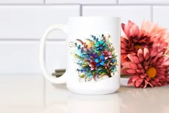 Watercolor Luxury Flower Splash Clipart Product Image 2