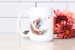 Colorful Wind Fairy Watercolor | Sublimation Clipart Product Image 2