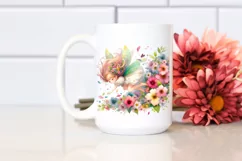 Colorful Wind Fairy Watercolor | Sublimation Clipart Product Image 2