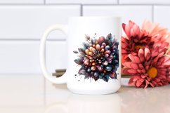 Shiny Zinnia Watercolor | Sublimation Clipart Product Image 2