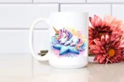 Colorful Baby Unicorn PNG Product Image 2