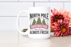 North Pole Christmas Tree Farm Always Fresh Png Product Image 2