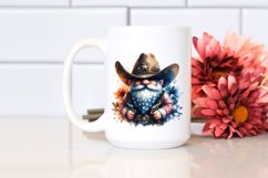Washed Vibrant Cowboy Gnome PNG Product Image 2
