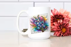 Watercolor Luxury Flower Splash Clipart Product Image 2