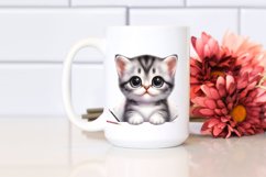 Cute Baby Cat,Watercolor PNG Product Image 2