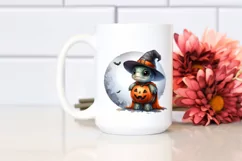 Cute Halloween Baby Turtle PNG Product Image 2