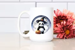 Cute Halloween Baby Panda PNG Product Image 2