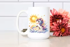 Baby Unicorn Dancing from Golden Sun | Clipart Product Image 2