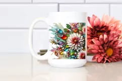 Watercolor Luxury Flower Splash Clipart Product Image 2