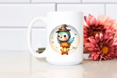 Cute Halloween Baby Hummingbird PNG Product Image 2