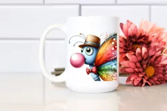 Quirky Colorful Butterfly Hat Blow Chewing Gum Product Image 2