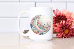 Pastel Moon Celestial Clipart Product Image 2