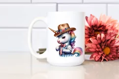 colorful Baby Unicorn in West Coast Swing Dancer Attire Product Image 2