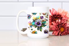 Watercolor Luxury Flower Splash Clipart Product Image 2