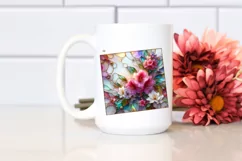 Watercolor Luxury Flower Splash Clipart Product Image 2